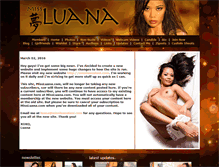 Tablet Screenshot of missluana.com